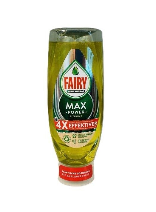 Fairy Max Power 4x Lemon trauku mazgāšanas līdzeklis